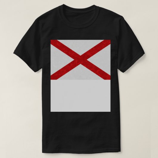 Alabama State Flag T-shirt (Design voorkant)