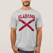 Alabama State Flag T-shirt (noodlijdend) (Voorkant)