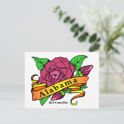 Alabama State Flower Briefkaart (Staand voorkant)