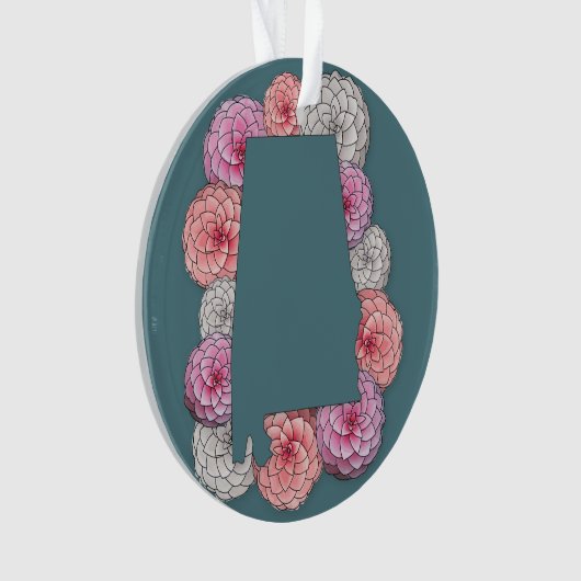 Alabama State Flower Ornament (voorkant)