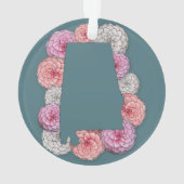 Alabama State Flower Ornament (achterkant)
