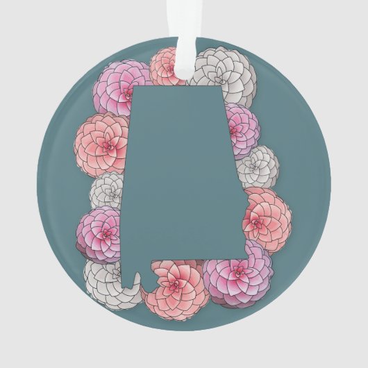 Alabama State Flower Ornament (achterkant)