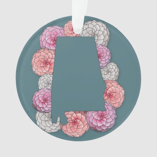 Alabama State Flower Ornament (voorkant)