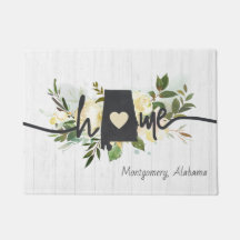 Alabama State gepersonaliseerd uw thuis stad rusti