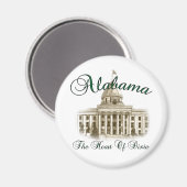 Alabama State Magnet (Voorkant / Achterkant)