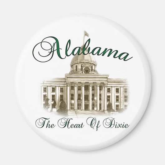 Alabama State Magnet (Voorkant)