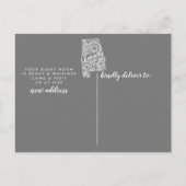 Alabama State Moving Aankondiging Post Kaart (Achterkant)