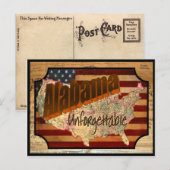  Alabama State Old Briefkaart (Voorkant / Achterkant)