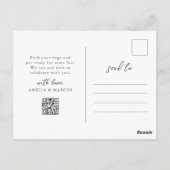 Alabama State Save the Date-ansichtkaart Briefkaart (Achterkant)