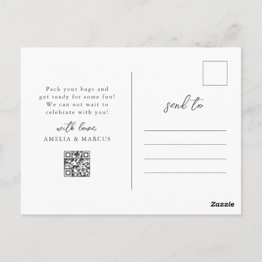 Alabama State Save the Date-ansichtkaart Briefkaart (Achterkant)