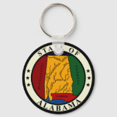Alabama State Seal Sleutelhanger (Voorkant)