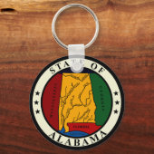 Alabama State Seal Sleutelhanger (Voorkant)
