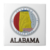 Alabama State Seal Tegeltje (Voorkant)
