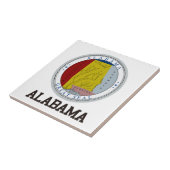 Alabama State Seal Tegeltje (Zijkant)