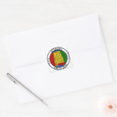 Alabama State Seal Vierkante Sticker (Envelop)