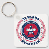 Alabama State Sleutelhanger (Voorkant)