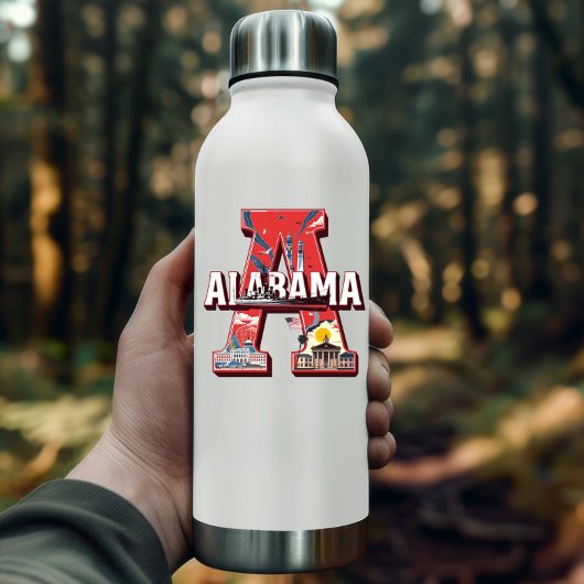 Alabama State Sticker | Landmarks & History Design