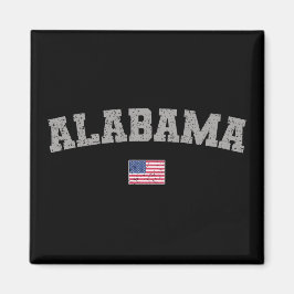 Alabama State USA Flag  Magneet
