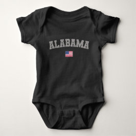Alabama State USA Flag  Romper