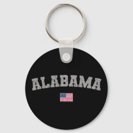 Alabama State USA Flag  Sleutelhanger