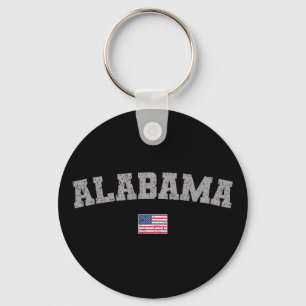 Alabama State USA Flag Sleutelhanger