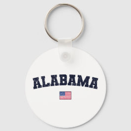 Alabama State USA Flag  Sleutelhanger