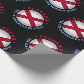 ALABAMA STATE VLAG CADEAUPAPIER (Hoek)