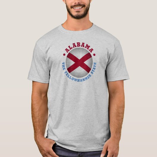ALABAMA STATE VLAG T-shirt (Voorkant)