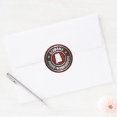 "Alabama Steel" Stickers (Rood) (Envelop)