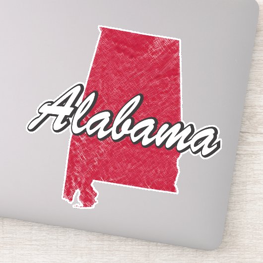 Alabama Sticker (Detail)