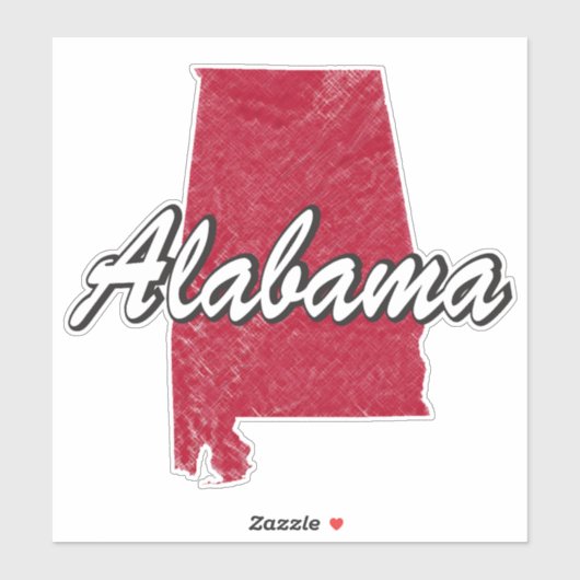 Alabama Sticker (Vel)