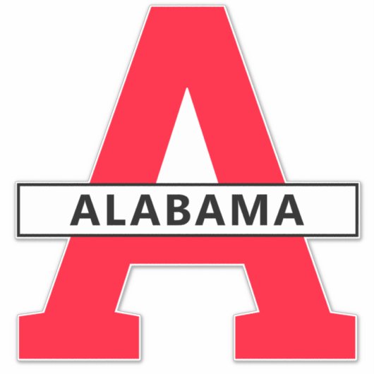 Alabama Sticker (Voorkant)