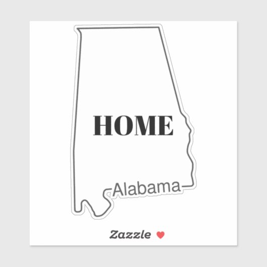 Alabama Sticker (Vel)