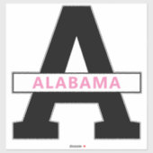 Alabama Sticker (Vel)