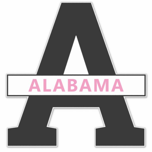 Alabama Sticker (Voorkant)