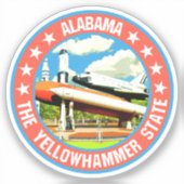 Alabama Sticker (Voorkant)