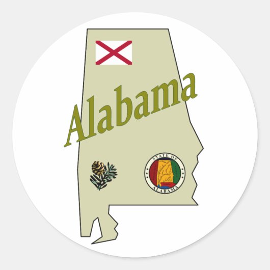 Alabama Sticker (Voorkant)