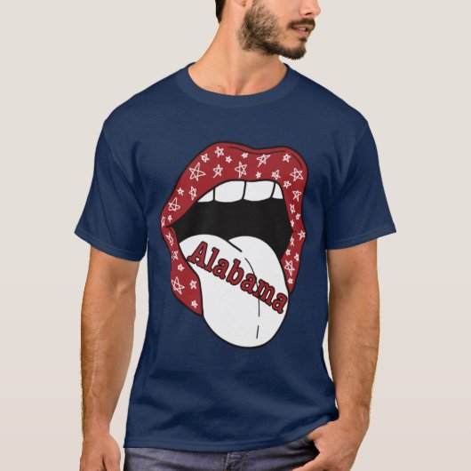 Alabama sticker t-shirt (Voorkant)