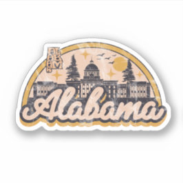 Alabama  stijl sticker