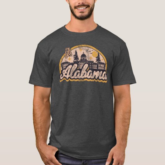 Alabama  stijl t-shirt (Voorkant)