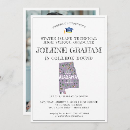 Alabama | Studieacademie (Voorkant / Achterkant)