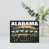 Alabama Sturgeon-Collage-Briefkaart Briefkaart (Staand voorkant)