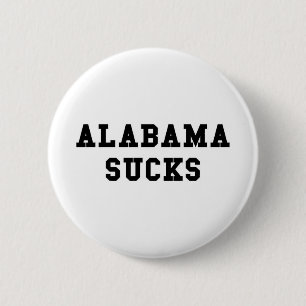Alabama Sucks Ronde Button 5,7 Cm