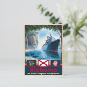 Alabama Surreal Splendor: Artistiek Briefkaart (Staand voorkant)