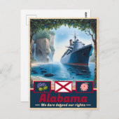 Alabama Surreal Splendor: Artistiek Briefkaart (Voorkant / Achterkant)