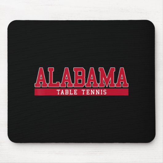 Alabama Table Tennis Muismat (Voorkant)