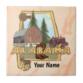 Alabama Tegeltje (Voorkant)