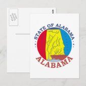 Alabama-teken Briefkaart (Voorkant / Achterkant)
