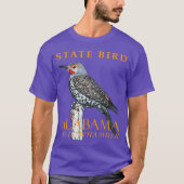 Alabama Territory Bird The Common Flicker Oversize T-shirt (Voorkant)