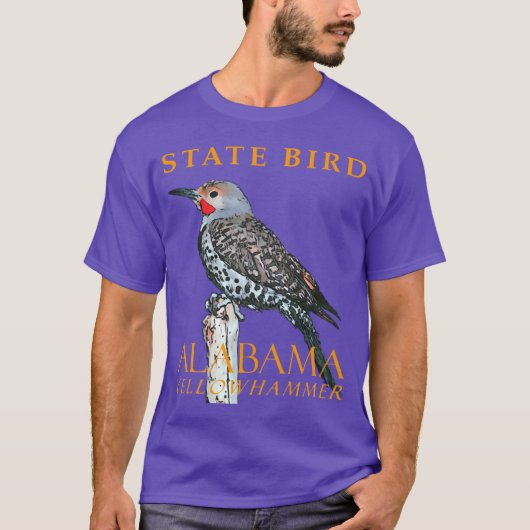 Alabama Territory Bird The Common Flicker Oversize T-shirt (Voorkant)
